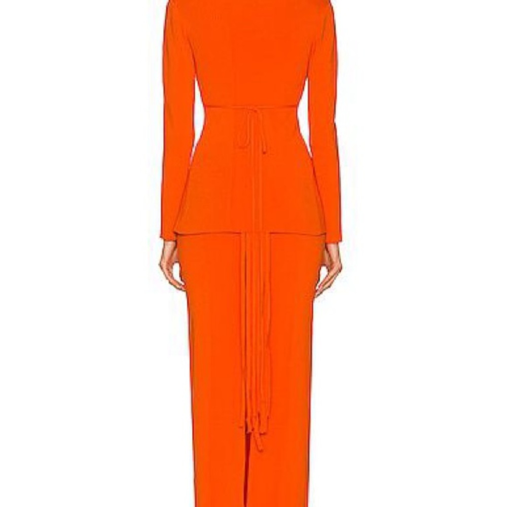 CHRISTOPHER ESBER 
Tie Front Cardigan in Carrot